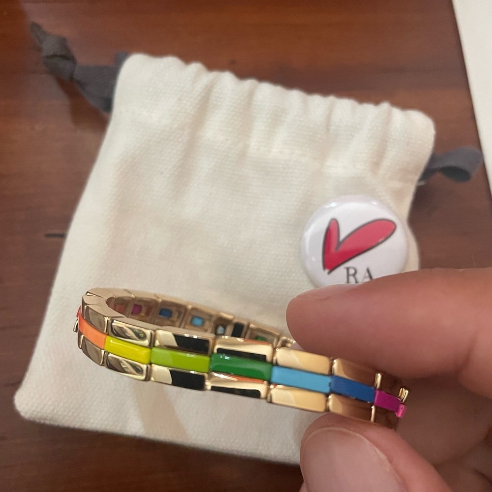 Roxanne Assoulin Multicolor Enamel Bracelet